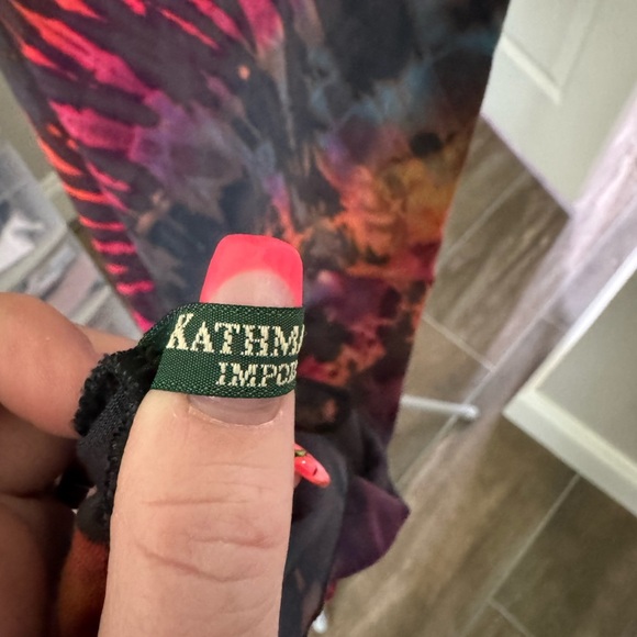 Kathmandu Red and Orange Bodycon Mini Dress - Picture 3 of 8